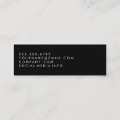 Scheren voor haar mini visitekaartje (Achterkant)