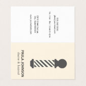 Scherenpaal Visitekaartje (Buitenkant ongevouwen)