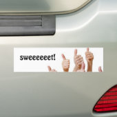 SCHERM! BUMPERSTICKER (Op auto)