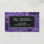 Scherm Computer Repair Visitekaartje Circuits (Voorkant)