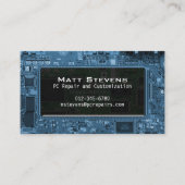 Scherm Computer Repair Visitekaartje Circuits (Voorkant)