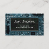 Scherm Computer Repair Visitekaartje Circuits (Voorkant)