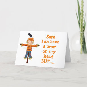 SCHERM EN KROW MET "BIRTHDAY WISHES" KAART