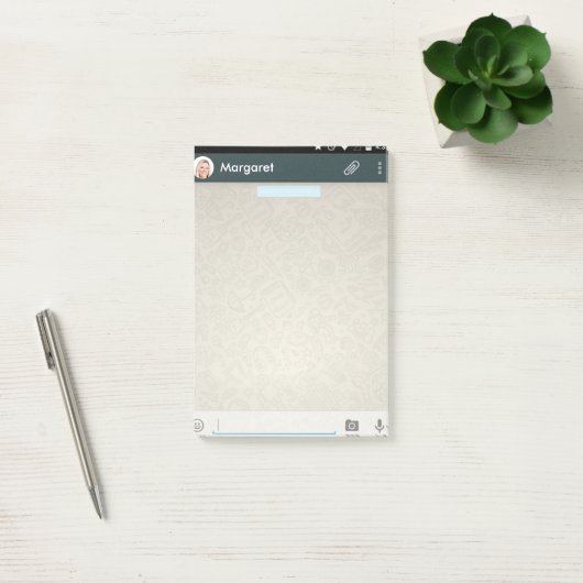 Scherm iPhone 6 Post it Note Message (Kantoor)