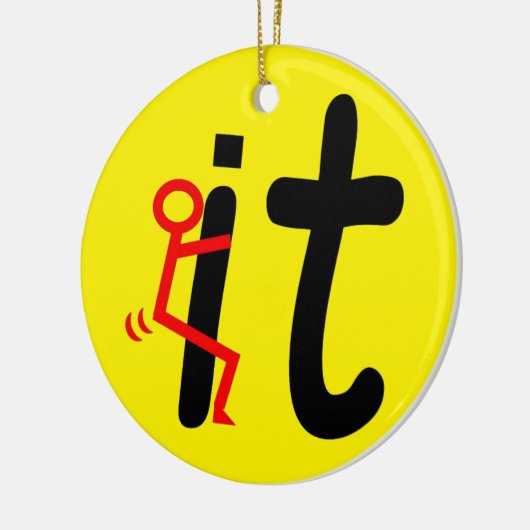 SCHERM IT KERAMISCH ORNAMENT (Links)