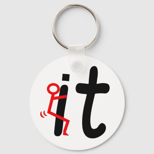 SCHERM IT SLEUTELHANGER (Voorkant)