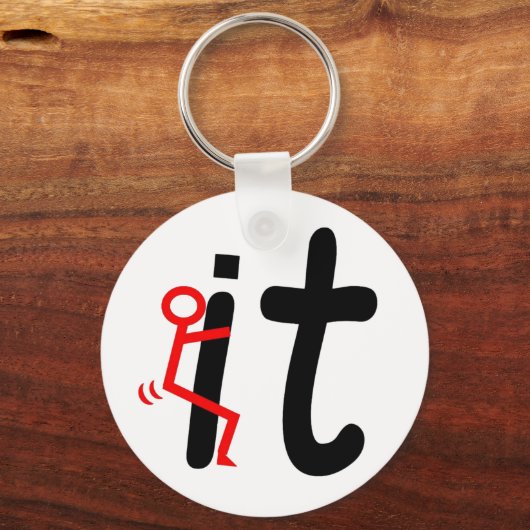 SCHERM IT SLEUTELHANGER (Voorkant)