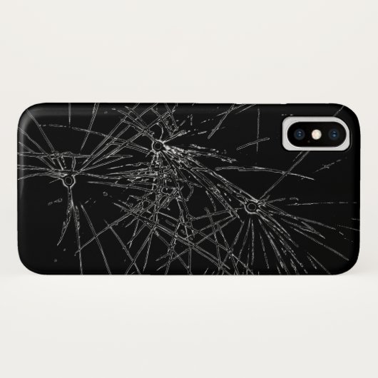 Scherm met gebroken gebroken gebroken gebroken cac Case-Mate iPhone case (Achterkant (horizontaal))