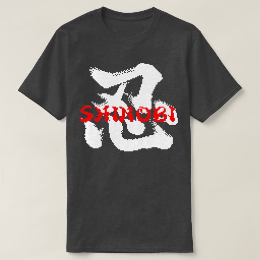 Scherm Shinobi TurboGrafx16 Titel T-shirt (Design voorkant)