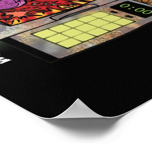 SCHERM SOUP! Deadwest Microwave-Logo Poster (Hoek)