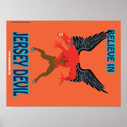 SCHERM SOUP! Geloof in Jersey Devil Poster (Voorkant)
