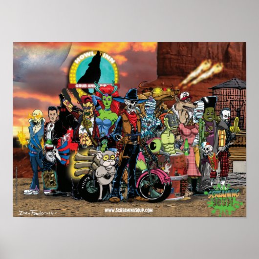 SCHERM SOUP! Season One Cast Poster (Voorkant)