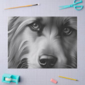 SCHERM TERRIER DOG BLACK EN WHITE TISSUEPAPIER (Craft)