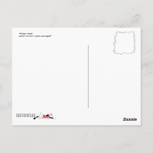 Scherm Torn-venster Briefkaart (Achterkant)