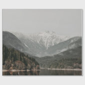 SCHERM VAN BOMEN EN MOUNTAIN CADEAUPAPIER (Vlak)