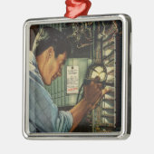  scherm voor de uitademing van de bedrijfselektron metalen ornament (Links)