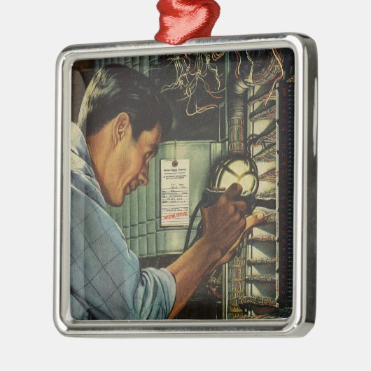  scherm voor de uitademing van de bedrijfselektron metalen ornament (Links)