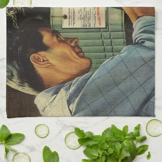 scherm voor de uitademing van de bedrijfselektron theedoek (Gevouwen)