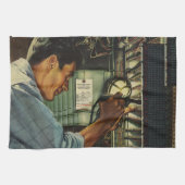 scherm voor de uitademing van de bedrijfselektron theedoek (Horizontaal)