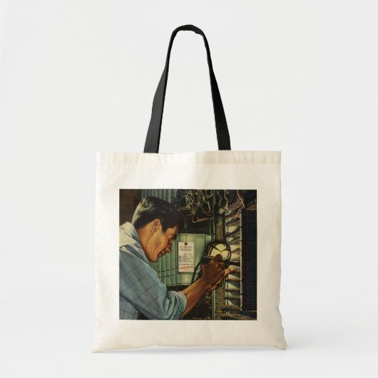  scherm voor de uitademing van de bedrijfselektron tote bag (Voorkant)