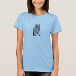  schermboomillustratie (lijnkunst) t-shirt