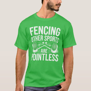 Schermen Andere sporten zijn zinloos vintage T-shirt