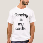 Schermen is mijn cardio t-shirt (Voorkant)