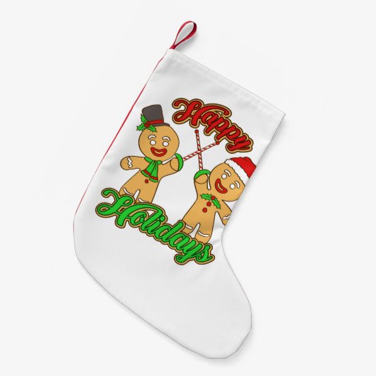 Schermen Kerstmis Gingerbread Mannen Vakantie Kers Kleine Kerstsok (Voorkant (Hangend))