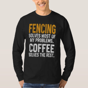 Schermen lost mijn problemen op koffie Coach sch T-shirt