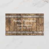 Schermen met een houten achtergrond visitekaartje (Voorkant)