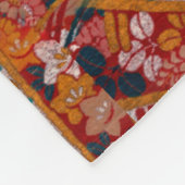 Schermen Oosterse stof Fleece Deken (Hoek)