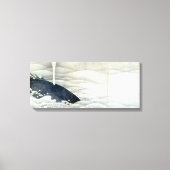 Schermen over olifanten en walvissen van Ito Jakuc Canvas Afdruk (Voorkant)