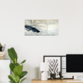 Schermen over olifanten en walvissen van Ito Jakuc Poster (Thuiskantoor)