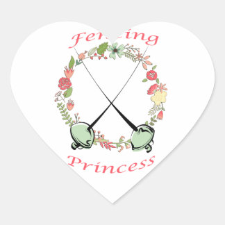 Schermen Prinses Bloemen Foliën Hart Sticker