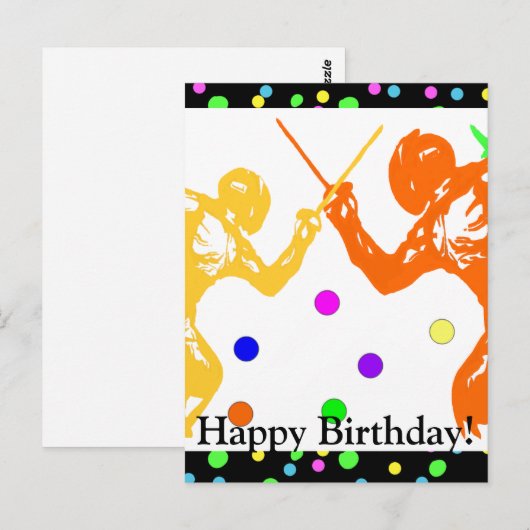 Schermen   Sport    Briefkaart (Voorkant / Achterkant)