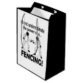 Schermen Sport Game Schermen Medium Cadeauzakje (Achterkant Gekanteld)