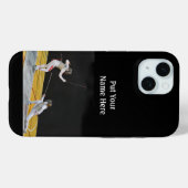 Schermen Sport van 2 duelers in actie Personaliser Case-Mate iPhone Case (Achterkant (horizontaal))