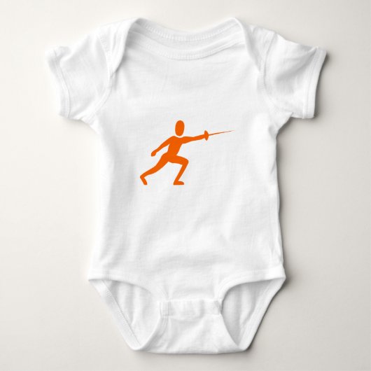 Schermende figuur - Oranje Romper (Voorkant)