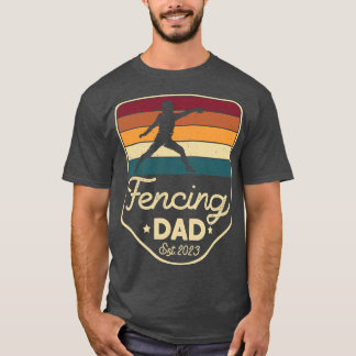 Schermende Vader Est 2023 Nieuwe Vader Schermfan T-shirt