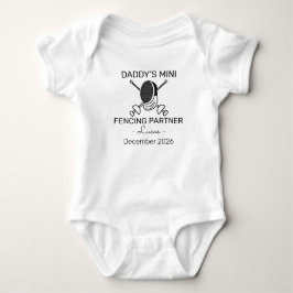 Schermer Baby Shower Papa's Mini Schermpartner Romper