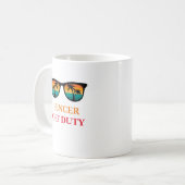 Schermer buiten dienst koffiemok (Voorkant links)