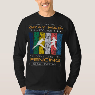 Schermer Enthousiast T-shirt - Grijs Haar, Meedoge