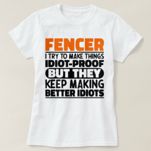 Schermer Ik Probeer Dingen Grappig Te Maken Zegt S T-shirt