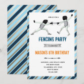 Schermfeest thema verjaardagsuitnodiging kaart (Voorkant / Achterkant)