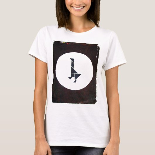 Schermgedrukte grafische T-shirt (Voorkant)