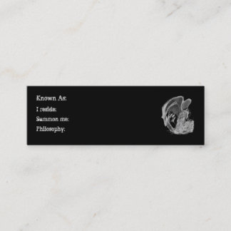 Schermkaart voor rolprofielkaarten contactkaartje