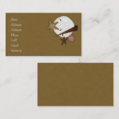 Schermkaart voor wassen Ashore Visitekaartje (Voorkant / Achterkant)