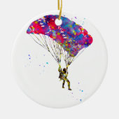 Schermspringer Keramisch Ornament (Voorkant)