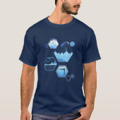 Schermtellers blauw t-shirt (Voorkant)