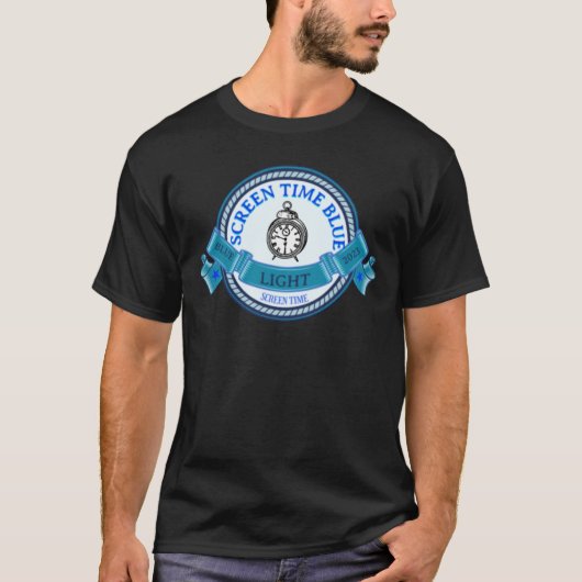 SCHERMTIJD BLAUW LICHT T-SHIRT (Voorkant)